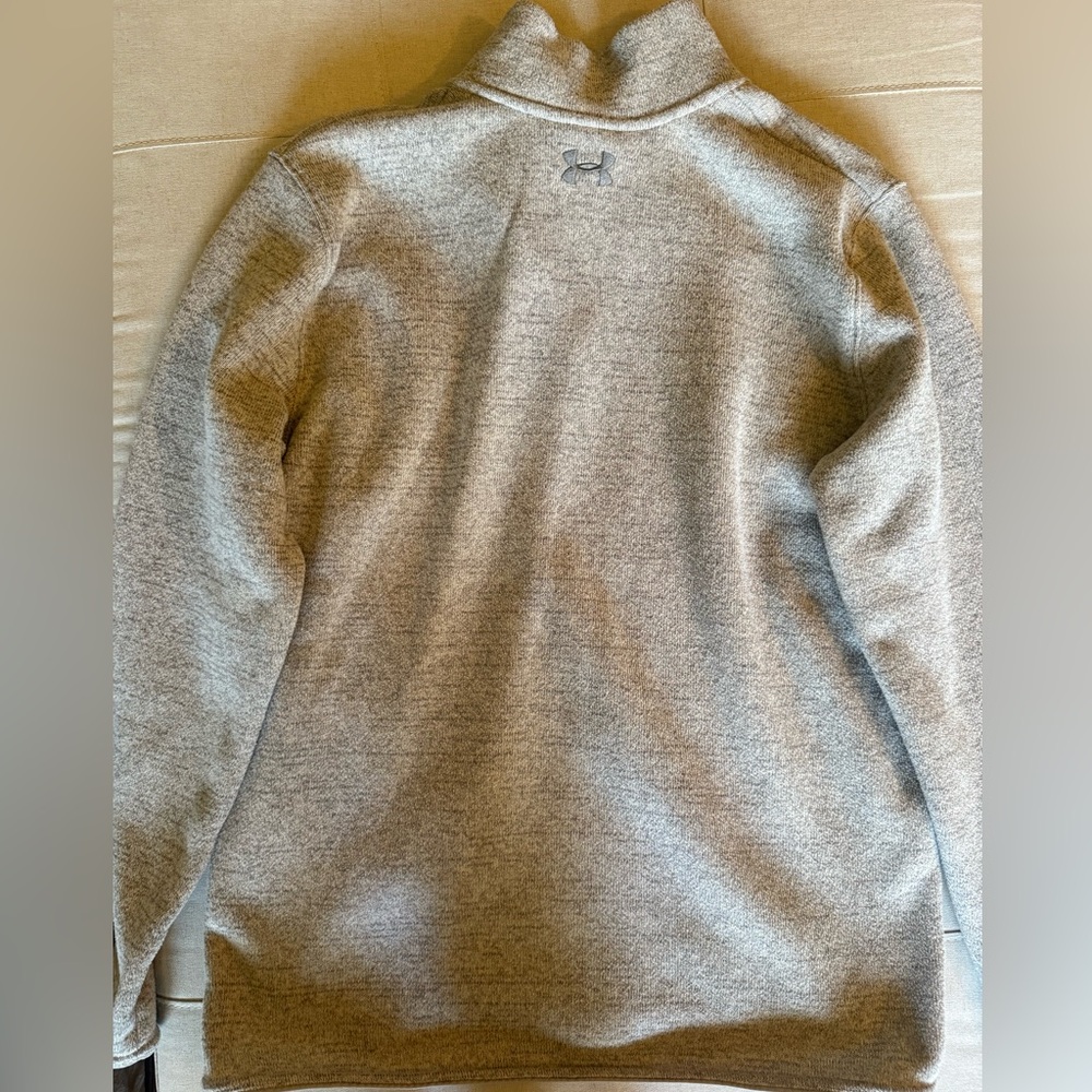 Under Armour Cream Sherpa-Lined Pullover - Picture 3 of 3